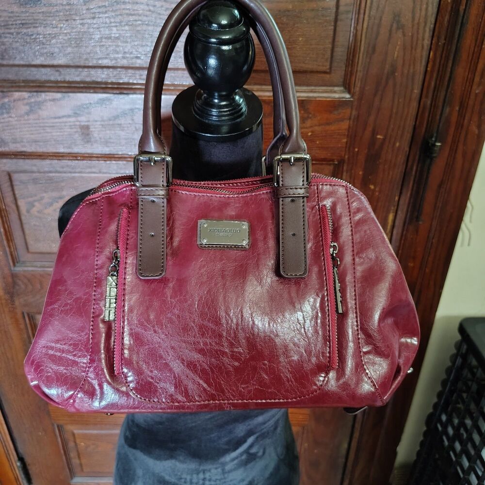 XIDIBAOLUO Women’s Oxblood Satchel Handbag Nwots